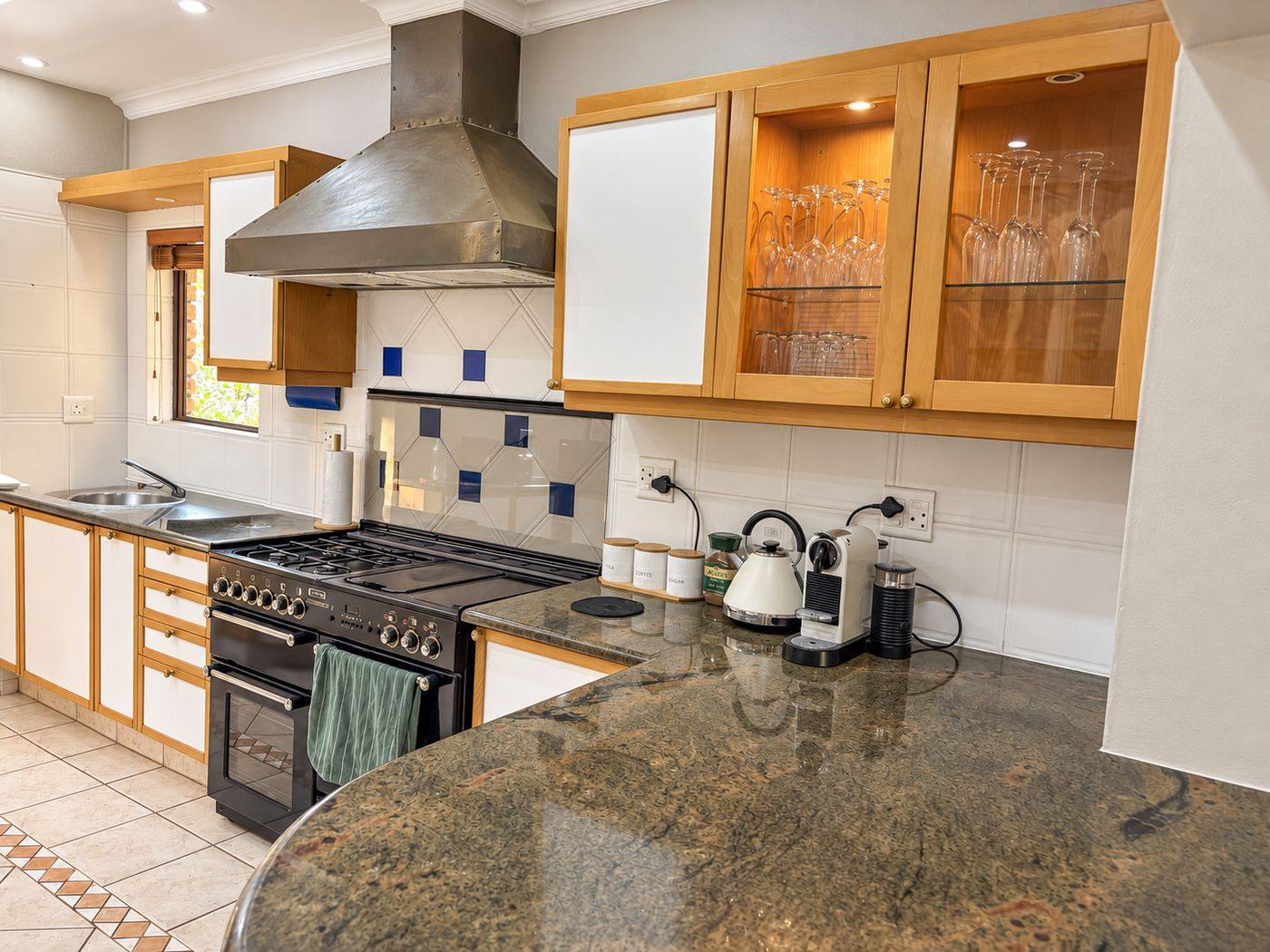Kitchen and coffee station