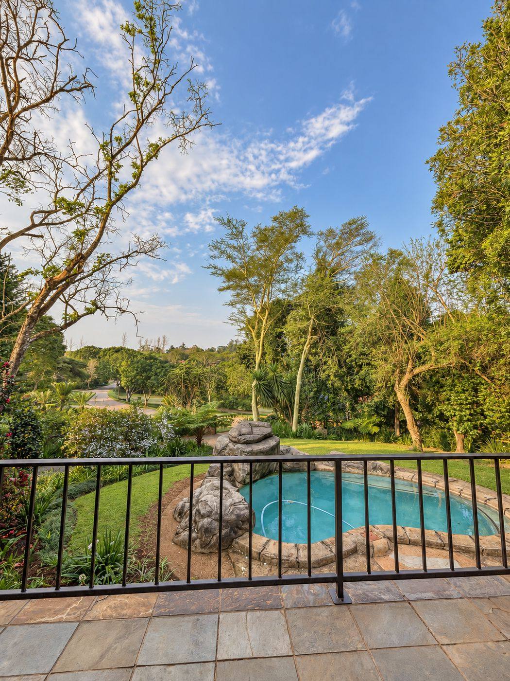 Pool and garden view